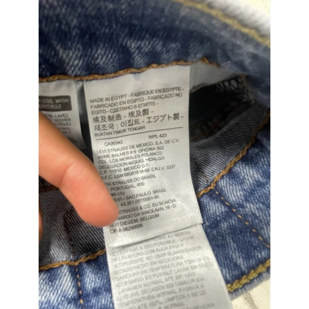 Levi's 511 Slim Fit Jeans Men's 30x30 Light Wash Stretch Denim Blue